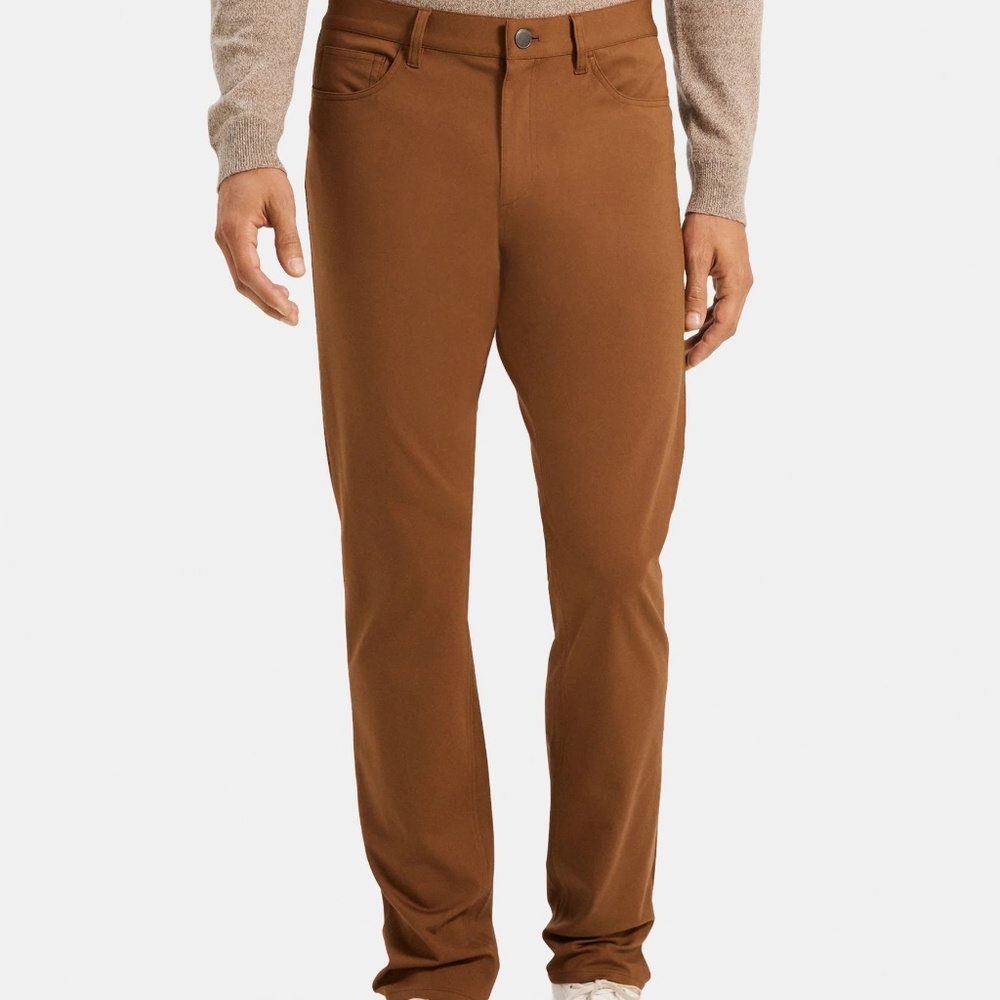 Theory Men's Slim-Fit Five-Pocket Pant in Tech Ponte